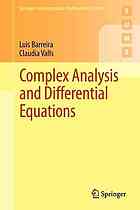 Complex analysis and differential equations