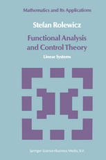 Functional Analysis and Control Theory: Linear Systems