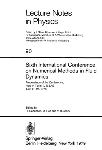 Sixth Intl Conf. on Numer. Methods in Fluid Dyn.