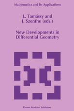 New Developments in Differential Geometry: Proceedings of the Colloquium on Differential Geometry, Debrecen, Hungary,July 26–30, 1994