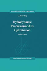 Hydrodynamic Propulsion and Its Optimization: Analytic Theory