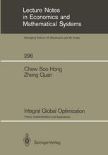 Integral Global Optimization: Theory, Implementation and Applications