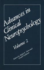 Advances in Clinical Neuropsychology: Volume 2