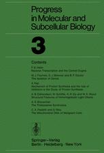 Progress in Molecular and Subcellular Biology 3