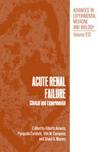 Acute Renal Failure: Clinical and Experimental