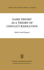 Game Theory as a Theory of a Conflict Resolution