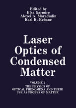 Laser Optics of Condensed Matter: Volume 2 The Physics of Optical Phenomena and Their Use as Probes of Matter