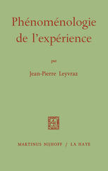 Phénoménologie de L’expérience