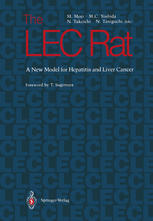 The LEC Rat: A New Model for Hepatitis and Liver Cancer