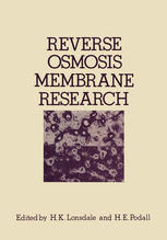 Reverse Osmosis Membrane Research: Based on the symposium on “Polymers for Desalination” held at the 162nd National Meeting of the American Chemical S