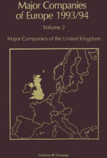 Major Companies of Europe 1993/94: Volume 2 Major Companies of the United Kingdom