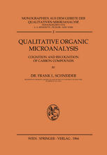 Qualitative Organic Microanalysis: Cognition and Recognition of Carbon Compounds