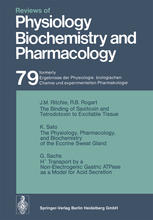 Reviews of Physiology, Biochemistry and Pharmacology, Volume 79