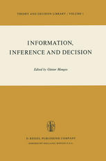 Information, Inference and Decision