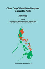 Climate Change Vulnerability and Adaptation in Asia and the Pacific: Manila, Philippines, 15–19 January 1996