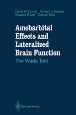 Amobarbital Effects and Lateralized Brain Function: The Wada Test