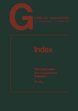 Index Formula Index: 2nd Supplement Volume 1 Ac-B1.9
