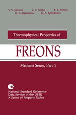 Thermophysical Properties of Freons: Methane Series, Part 1