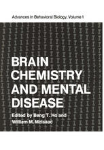 Brain Chemistry and Mental Disease: Proceedings of a Symposium on Brain Chemistry and Mental Disease held at the Texas Research Institute, Houston, Te