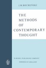 The Methods of Contemporary Thought: Translated from the German by Peter Caws