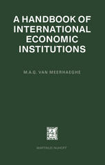 A Handbook of International Economic Institutions
