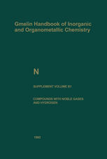 N Nitrogen: Compounds with Nobel Gases and Hydrogen