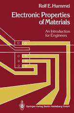 Electronic Properties of Materials: An Introduction for Engineers