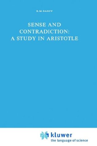 Sense and contradiction: a study in Aristotle