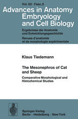 The Mesonephros of Cat and Sheep: Comparative Morphological and Histochemical Studies