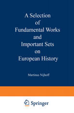 A Selection of Fundamental Works and Important Sets on European History