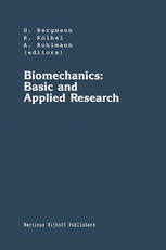 Biomechanics: Basic and Applied Research: Selected Proceedings of the Fifth Meeting of the European Society of Biomechanics, September 8–10, 1986, Ber
