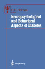 Neuropsychological and Behavioral Aspects of Diabetes