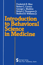 Introduction to Behavioral Science in Medicine