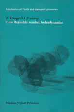Low Reynolds number hydrodynamics: with special applications to particulate media