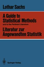 A Guide to Statistical Methods and to the Pertinent Literature / Literatur zur Angewandten Statistik