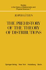 The Prehistory of the Theory of Distributions