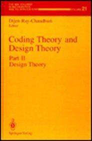 Coding Theory and Design Theory: Part II: Design Theory