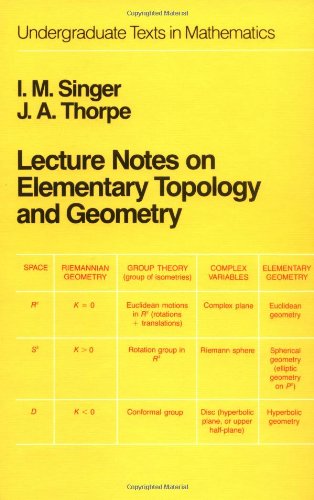 Lecture Notes On Elementary Topology And Geometry