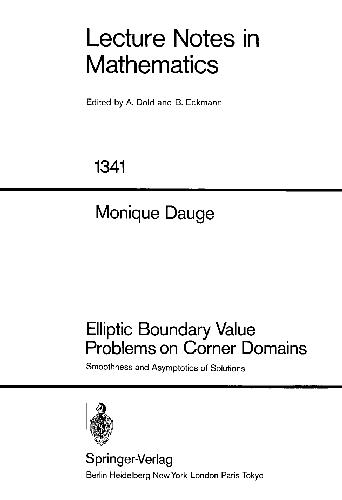 Elliptic Boundary Value Problems on Corner Domain