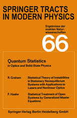 Springer Tracts in Modern Physics: Ergebnisse der exakten Naturwissenschaftenc; Volume 66