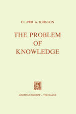 The Problem of Knowledge: Prolegomena to an Epistemology