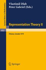 Representation Theory II: Proceedings of the Second International Conference on Representations of Algebras Ottawa, Carleton University, August 13 – 2