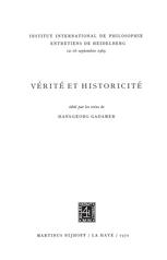 Truth and Historicity / Vérité et Historicité