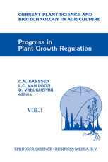 Progress in Plant Growth Regulation: Proceedings of the 14th International Conference on Plant Growth Substances, Amsterdam, 21–26 July, 1991