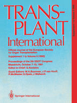 Transplant International Official Journal of the European Society for Organ Transplantation: Proceedings of the 5th Congress of the European Society f