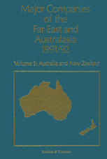 Major Companies of The Far East and Australasia 1991/92: Volume 3: Australia and New Zealand