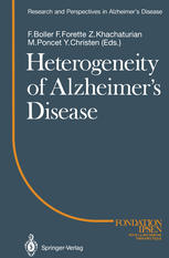 Heterogeneity of Alzheimer’s Disease