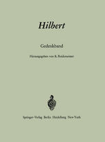 Hilbert: Gedenkband