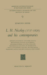 L.H. Nicolay (1737–1820) and his Contemporaries: Diderot, Rousseau, Voltaire, Gluck, Metastasio, Galiani, D’Escherny, Gessner, Bodmer, Lavater, Wielan