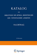 Katalog: Nachtrag (1907–13)